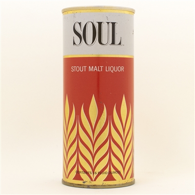 Soul Stout Malt Liquor Pint Tab Top Beer Can