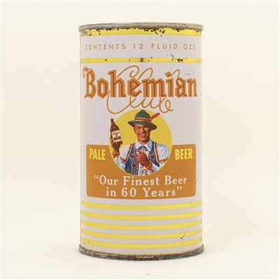 Bohemian Club Beer Flat Top Can