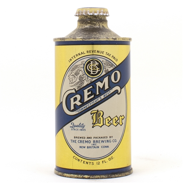 Cremo Beer J Spout Cone Top Beer Can