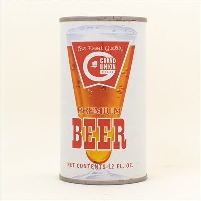 Grand Union Beer Flat Top Can