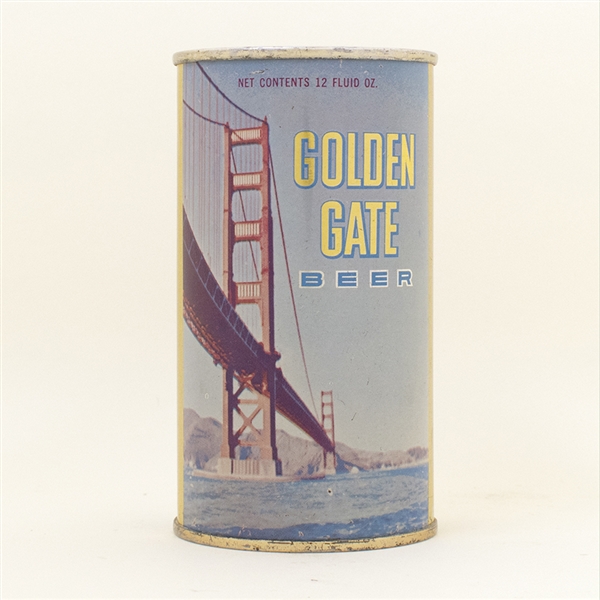 Golden Gate Beer Bridge Scene Flat Top Can