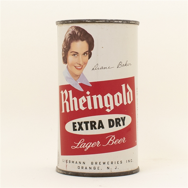 Rheingold Girl Diane Baker Flat Top Beer Can
