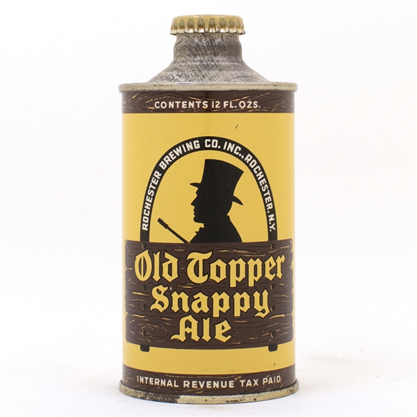 Old Topper Snappy Ale J Spout Cone Top
