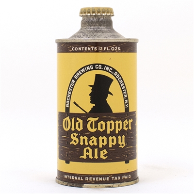 Old Topper Snappy Ale J Spout Cone Top