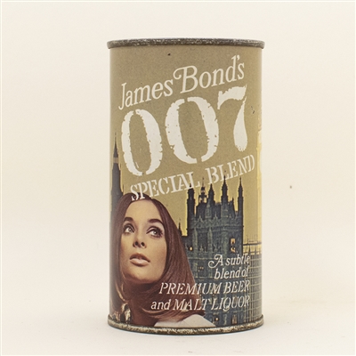 007 James Bond Big Ben And Sun Pull Tab Beer Can