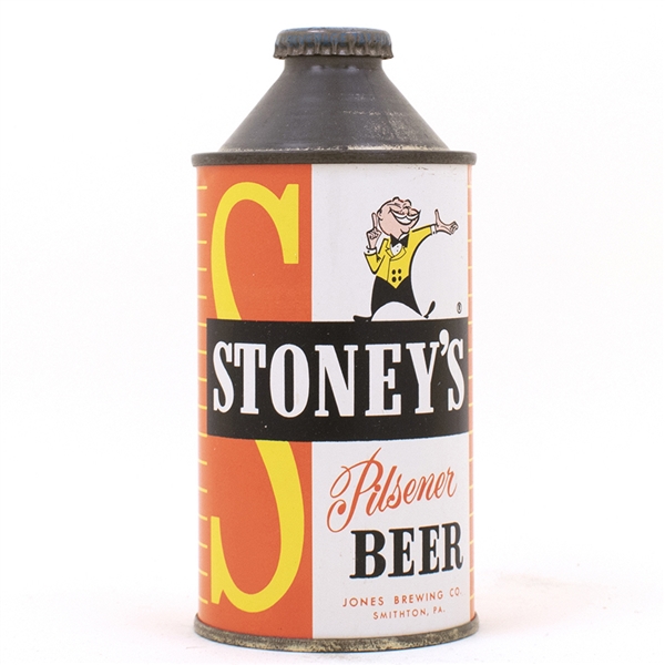 Stoneys Pilsener Beer Cone Top Can
