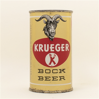 Krueger Bock Metallic Flat Top Beer Can NICE