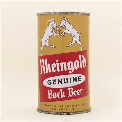 Rheingold Bock Dancing Goats Flat Top Beer Can