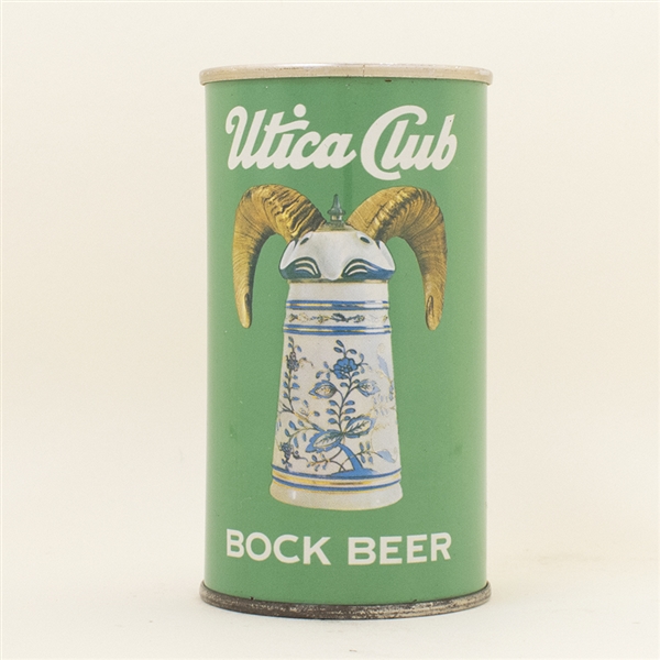Utica Club Bock Soft Top Flat Top  Beer Can