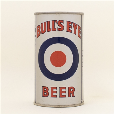 Bulls Eye Beer Opening Instruction Flat Top Can