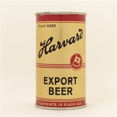Harvard Export Beer Instructional Flat Top Can CLEAN