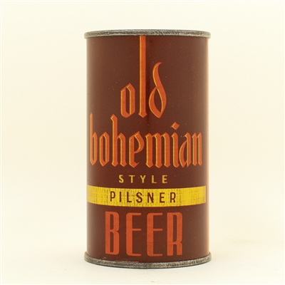 Old Bohemian Beer Instructional Flat Top Can