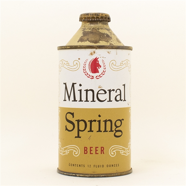 Mineral Spring Beer Cone Top Can