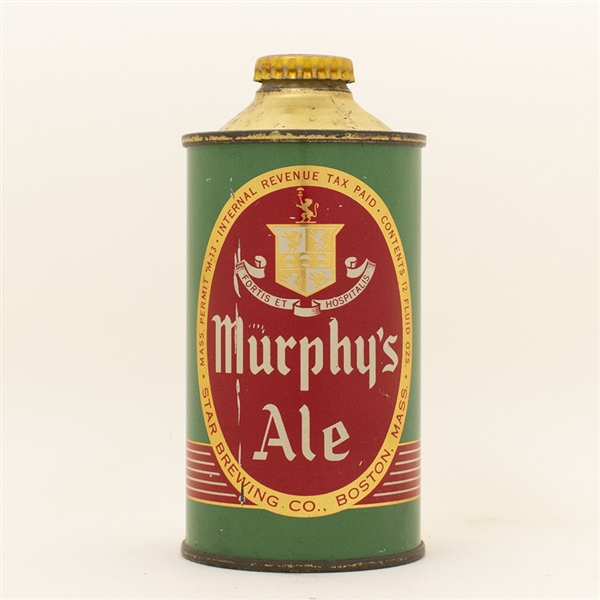Murphys Ale Low Profile Cone Top Beer Can