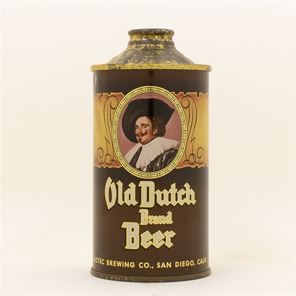 Old Dutch Beer Aztec Low Profile Cone Top Can