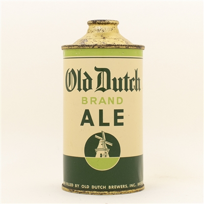 Old Dutch Ale Low Profile Cone Top Beer Can