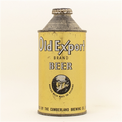 Old Export Beer Cone Top Can