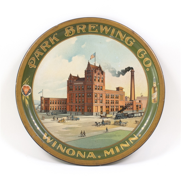 Park Brewing Winona Minnesota Factory Scene Tray