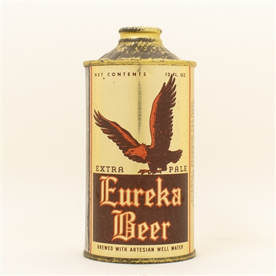 Eureka Beer Eagle Cone Top Can SPECTACULAR