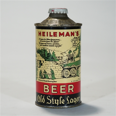 Heilemans Old Style Lager Beer LP Cone Top