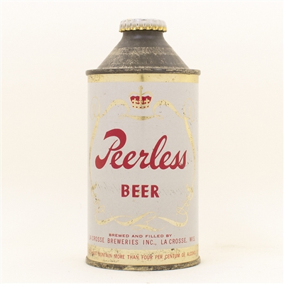 Peerless Beer Cone Top Can