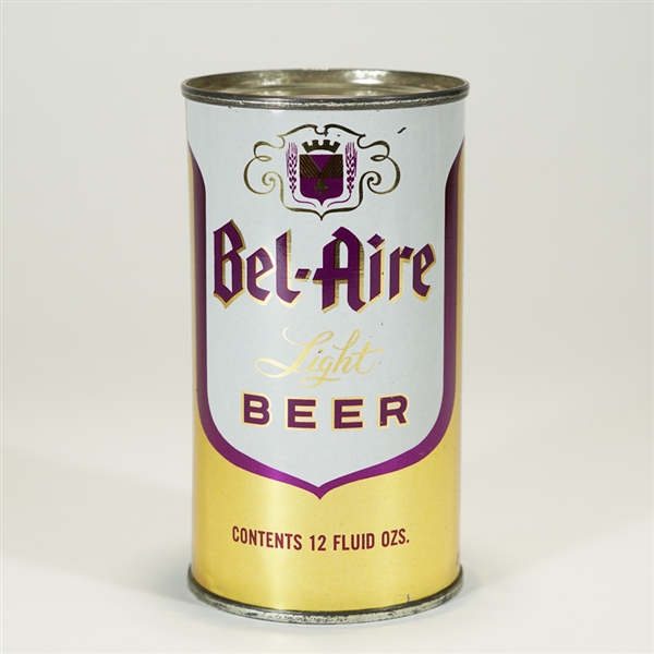Bel-Aire Light Beer Flat Top Can