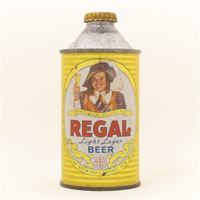 Regal Beer Cone top Can