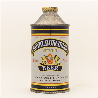 Royal Bohemian Beer Cone top Can