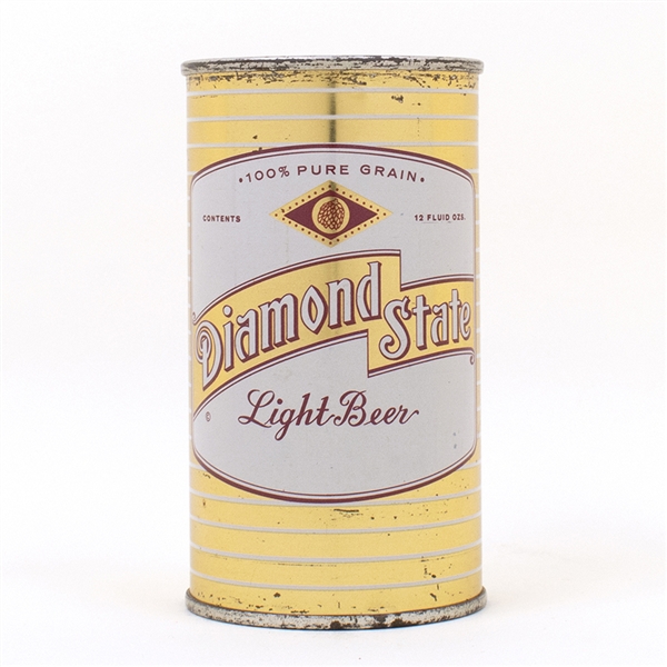 Diamond State Light Beer Flat Top Can 53-33
