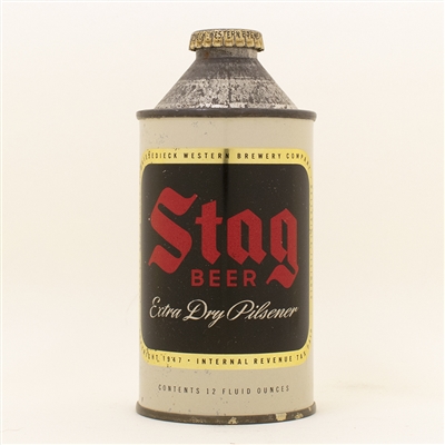 Stag Beer Cone Top Can