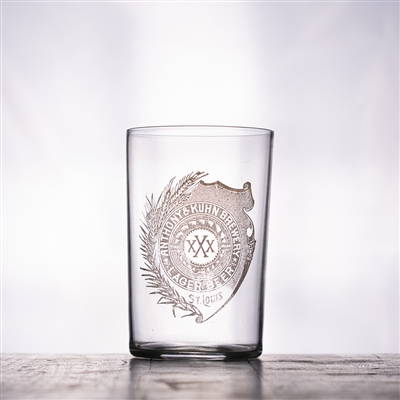Anthony & Kuhn Brewing St Louis Pre-Pro Etched Glass