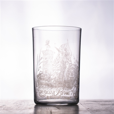 American Brew Assoc Houston Pre-Pro Etched Drinking Glass