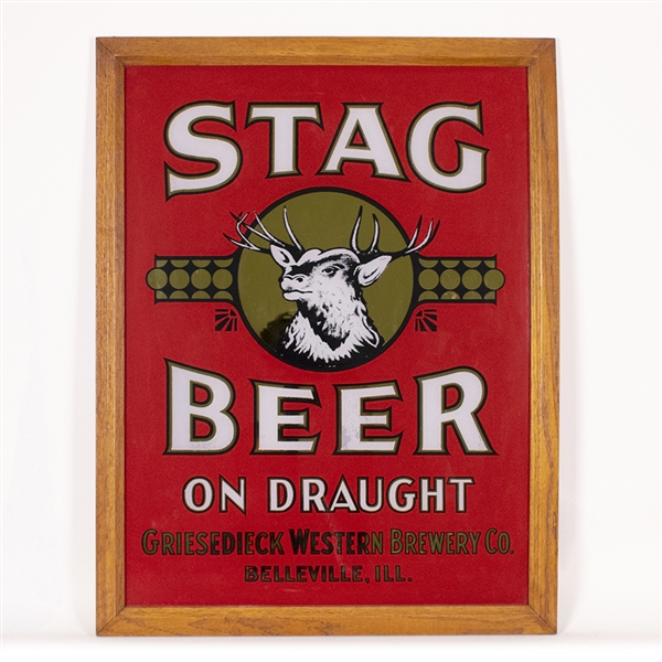Stag Beer Griesedieck Western Brewery RPG Sign