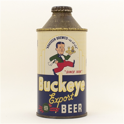Buckeye Beer Cone Top Featuring Bucky