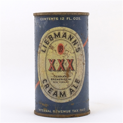 Liebmanns XXX Cream Ale Flat Top Can
