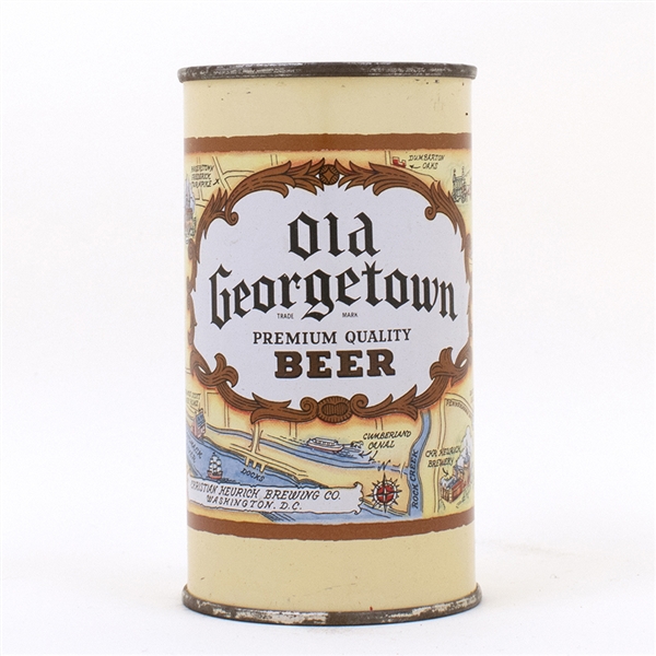 Old Georgetown Beer DARK BROWN Flat Top