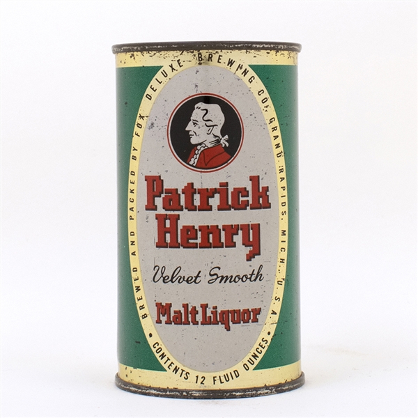 Patrick Henry Velvet Smooth Malt Liquor Can