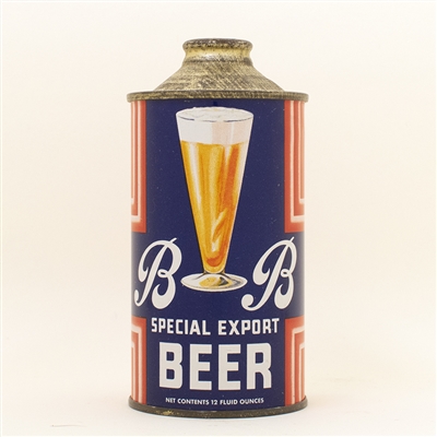BB Special Beer Rainier Cone Top Can