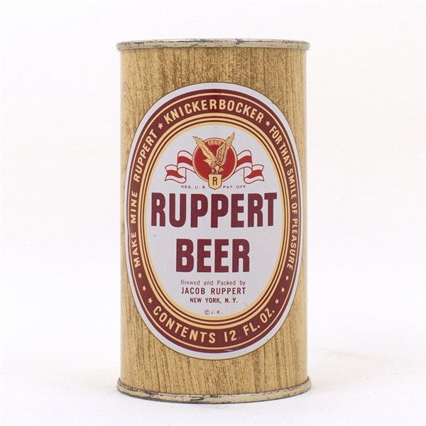Ruppert Beer Woodgrain Eagle Flat Top Can 126-10