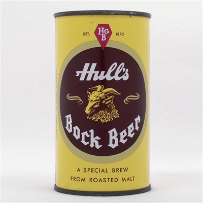 Hulls Bock Flat Top Beer Can  84-28