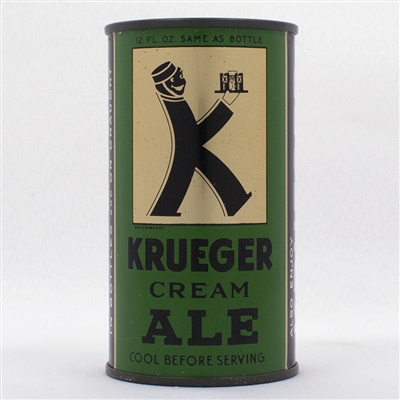 Krueger Cream Ale Instructional Flat Top  89-28