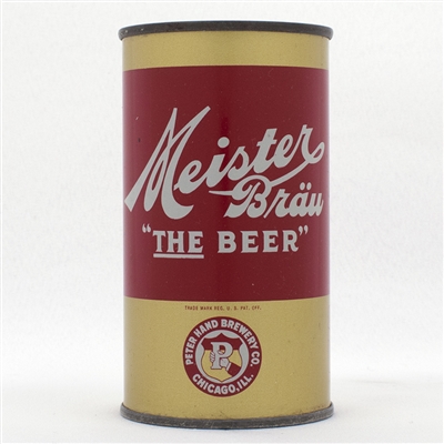 Meister Brau Beer Opening Instruction Flat Top Can  95-5