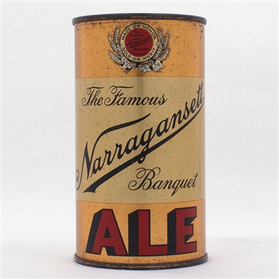 Narragansett Ale Instructional Flat Top Can  101-10