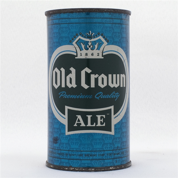Old Crown Ale Blue Set Can Flat Top  105-1