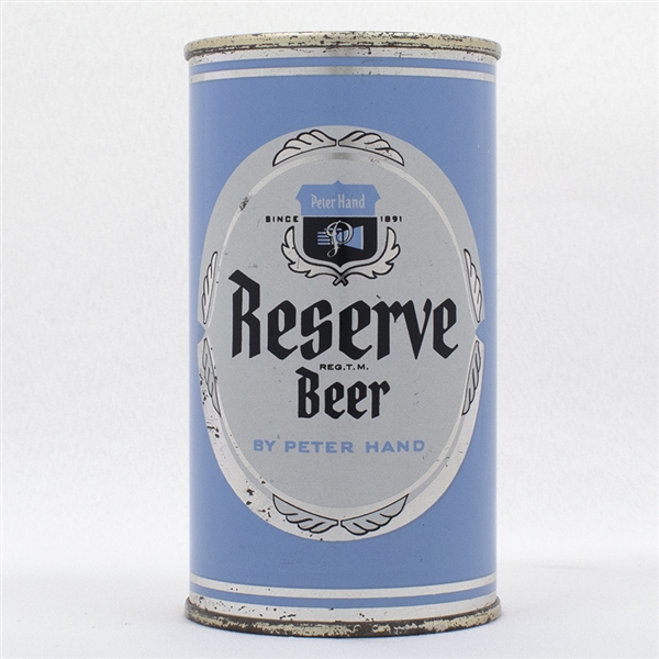 Peter Hand Reserve Flat Top Beer Can  113-35