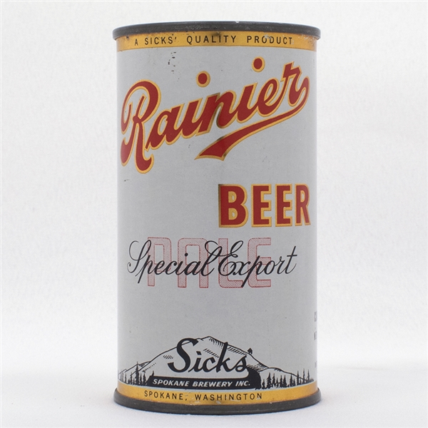Rainier Pale Beer Instructional Flat Top  118-24