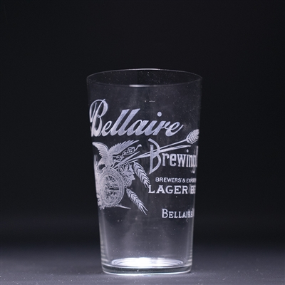 Bellaire Brewing Pre-Prohibition Etched Glass 