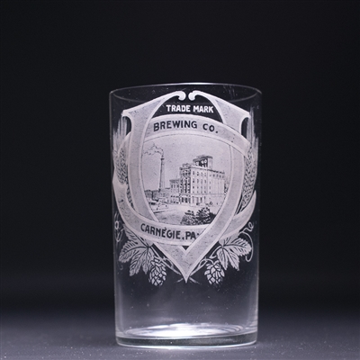 Chartiers Valley Pre-Prohibition Etched Glass 