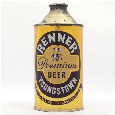 Renner Youngstown Cone Top Beer Can  181-25