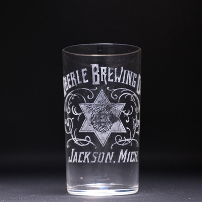 Eberle Brewing Co Pre-Prohibition Etched Drinking Glass 